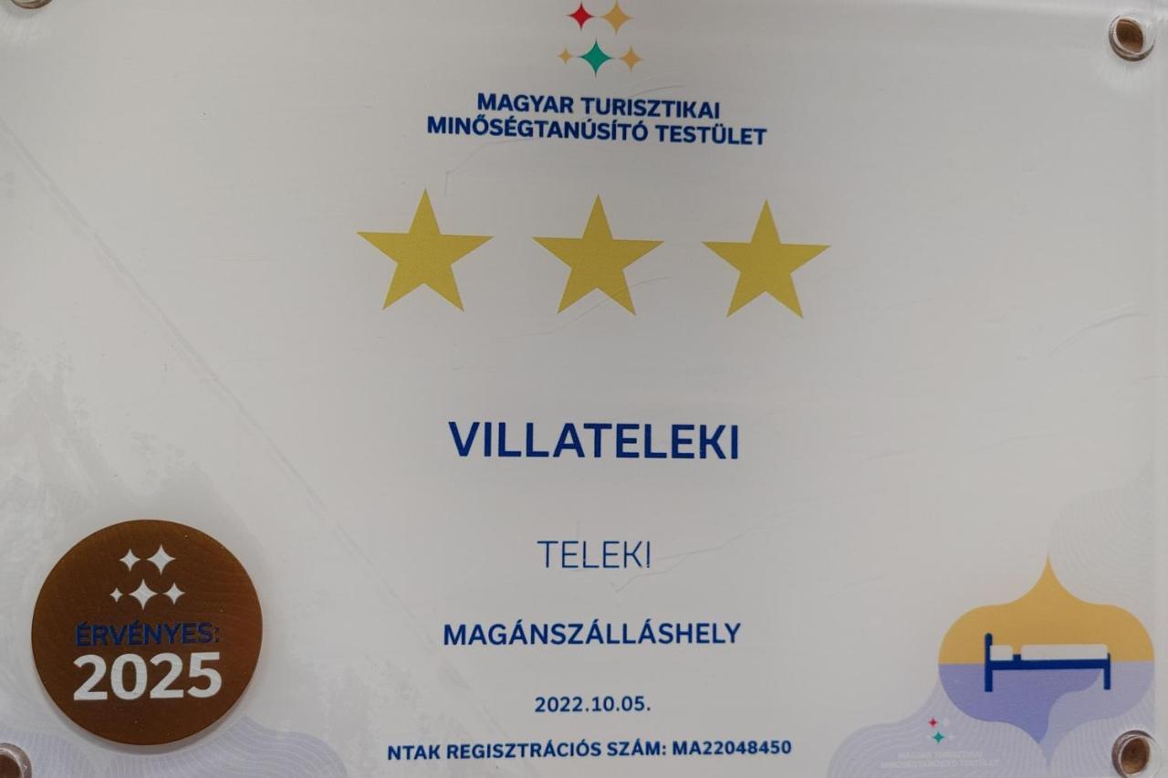 Villa Teleki Eksteriør bilde